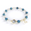 Detoxifying bracelet in Apatite and Moon Stone | Or fin
