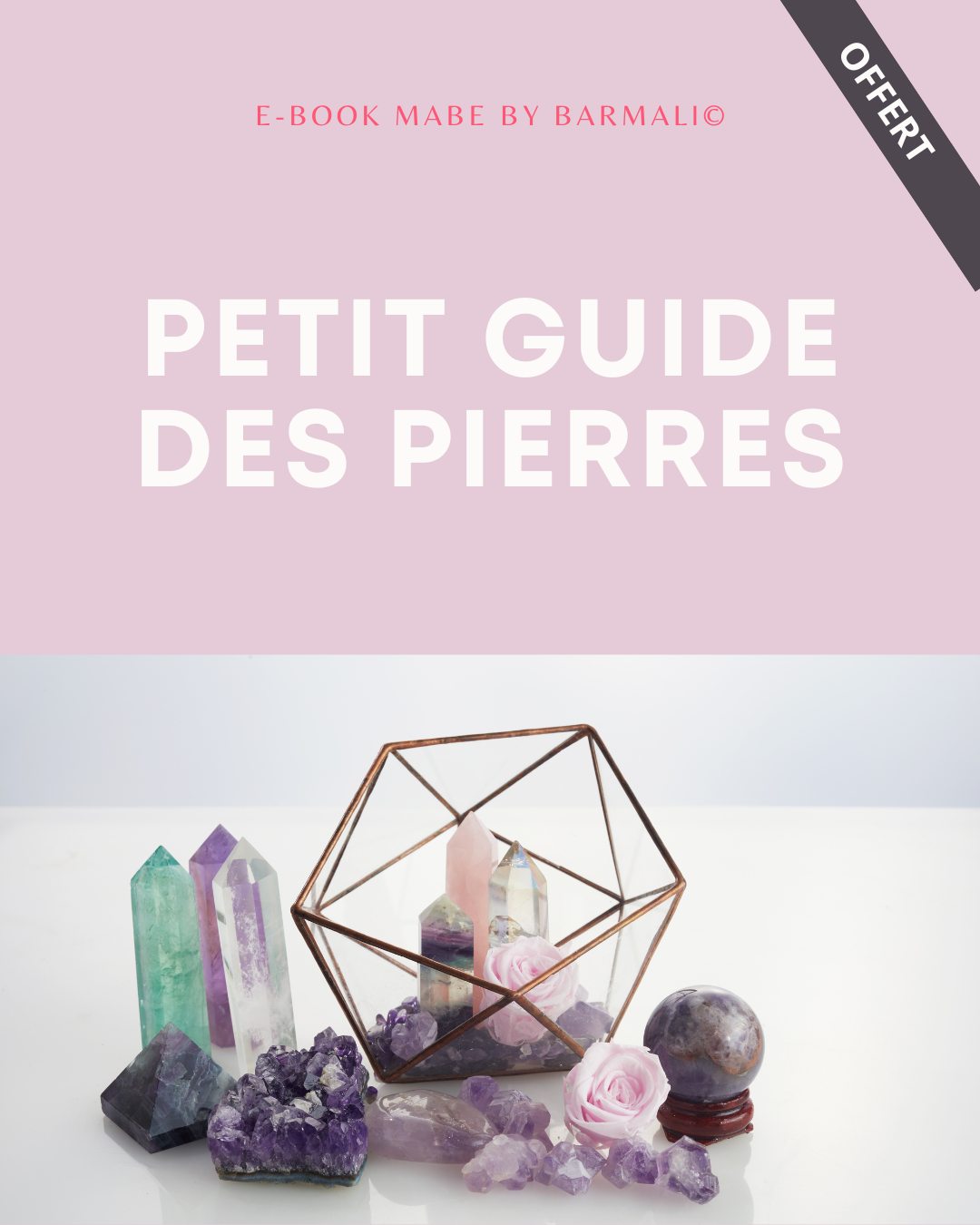 e-book  de guide des pierres à télécharger lors d'un achat 